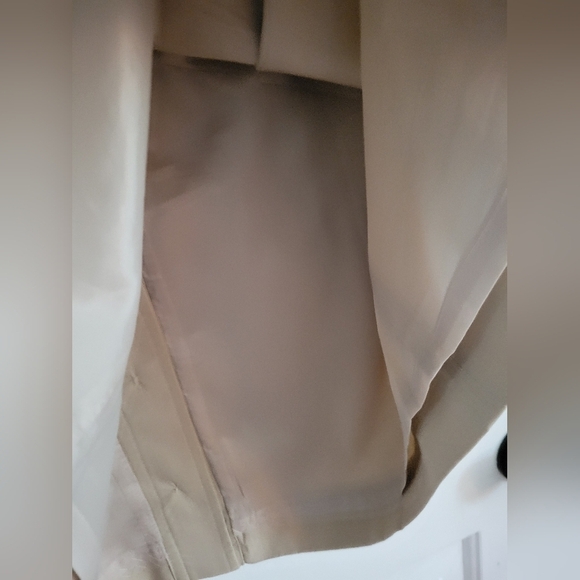 Brooks Brothers Women's Khaki Tan Front Button Pockets Pencil Skirt Size 12 - Picture 4 of 7